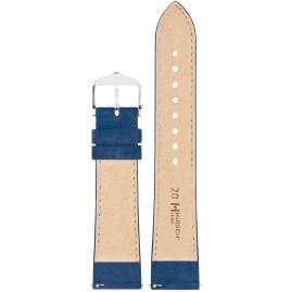 Hirsch 03433180-2-20 Leather Strap for Watches Osiris Nubuk M 20 mm Dark Blue