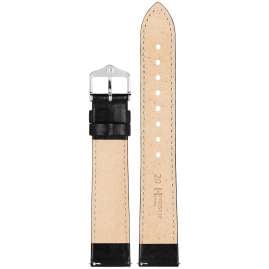 Hirsch 03475150-2-20 Strap for Watches Osiris M 20 mm Black Leather