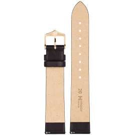 Hirsch 03702010-1-20 Leather Strap for Watches Toronto L 20 mm Brown