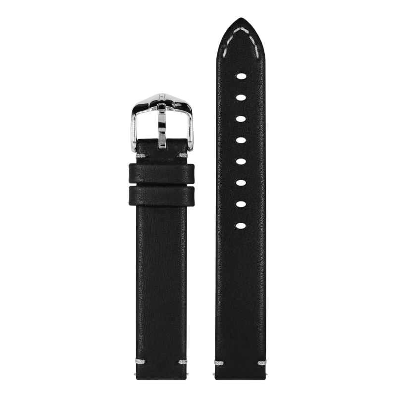 Hirsch 05402050-2-20 Lederarmband für Uhren Ranger L 20 mm Schwarz 0050513184339
