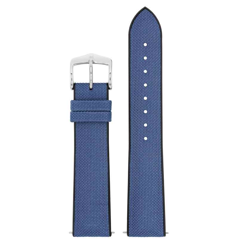 Hirsch 0925090080-2-22 Watch Strap Arne L 22 mm Blue 0050513283728
