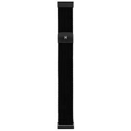 Hirsch 30161450-5-20 Mesh Watch Bracelet 20 mm Black