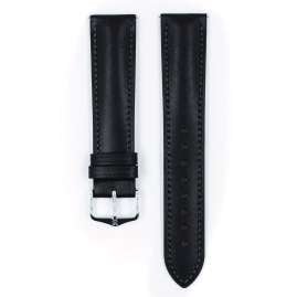 Hirsch 01002050-2-20 Uhrenarmband Kent L 20 mm Leder Schwarz