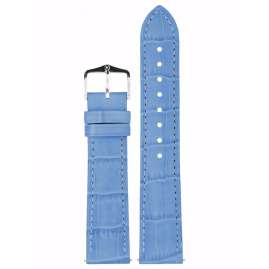 Hirsch 01028083-2-20 Uhren-Armband Duke L 20 mm Leder Hellblau