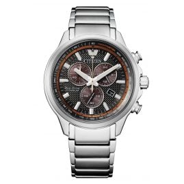Citizen AT2470-85H Eco-Drive Herren-Chronograph Titan Anthrazit