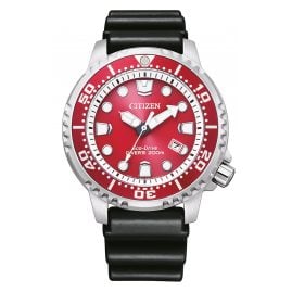 Citizen BN0159-15X Eco-Drive Solar Diver's Watch for Men Red