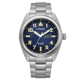 Citizen BM8560-88LE Eco-Drive Men's Watch Titanium Blue