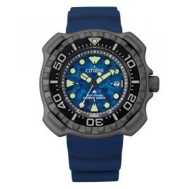 Citizen BN0227-09L Promaster Eco-Drive Men's Diver's Watch Titanium Blue