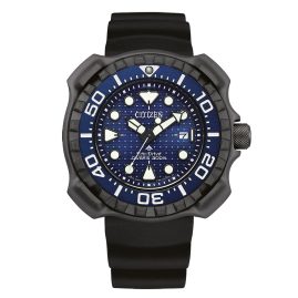 Citizen BN0225-04L Promaster Eco-Drive Men's Diver's Watch Titanium Black/Blue