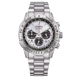 Citizen CA4660-61A Eco-Drive Herrenuhr Chronograph Stahl/Silberfarben
