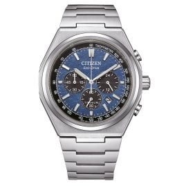 Citizen CA4610-85L Eco-Drive Herrenuhr Chronograph Titan Blau