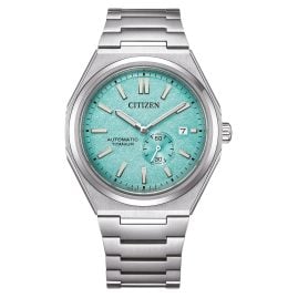Citizen NJ0180-80M Herren-Automatikuhr Titan Türkis