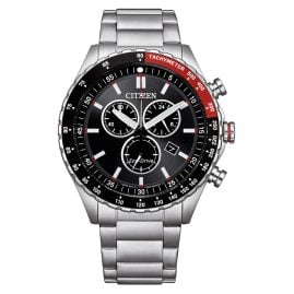 Citizen AT2566-88E Eco-Drive Solar Men's Watch Chronograph Steel/Black