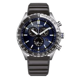 Citizen AT2569-04L Eco-Drive Solar Watch for Men Chronograph Black/Blue