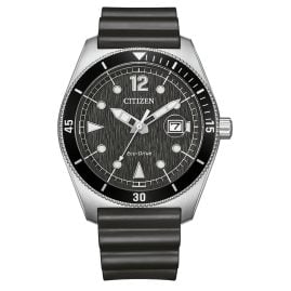 Citizen AW1889-00E Eco-Drive Marine Sports Solar Herrenarmbanduhr Schwarz