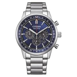 Citizen CA4720-52L Eco-Drive Herrenuhr Classic Chronograph Stahl/Blau