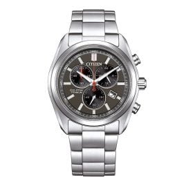 Citizen AT2590-59E Eco-Drive Herren-Armbanduhr Solar Chronograph Titan/Schwarz