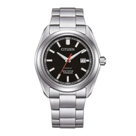 Citizen AW1900-50E Eco-Drive Solar Watch for Men Titanium/Black