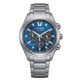 Citizen CA4750-51L Eco-Drive Herrenuhr Chronograph Solar Titan/Blau
