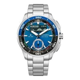 Citizen JV3006-50L Promaster Eco-Drive Uhr für Herren Wave Tracker Blau