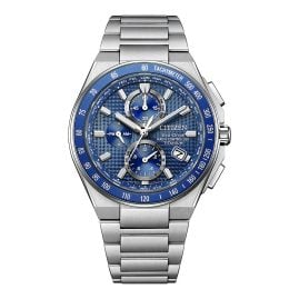 Citizen AT8396-59L Eco-Drive Solar Herrenuhr mit Funk Titan Blau