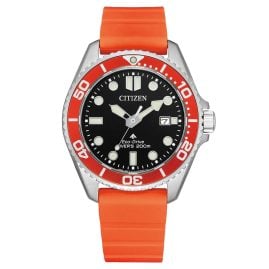 Citizen BN0268-01E Eco-Drive Promaster Marine Solar Men’s Watch Orange