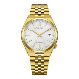 Citizen NK0032-56A Unisex Automatikuhr Tsuyosa 60 Goldfarben 37 mm