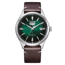 Citizen NH8390-03X Men's Watch Automatic Dark Brown/Green