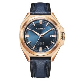 Citizen NB6012-18L Men's Watch Automatic Series 8 Blue/Rose Gold Tone