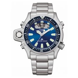 Citizen JP2000-67L Promaster Aqualand Men's Diver's Watch Quartz Steel/Blue