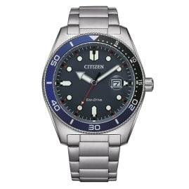 Citizen AN1761-89L Eco-Drive Men's Solar Watch Steel/Blue