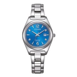Citizen EW2601-81L Eco-Drive Ladies' Wristwatch Titanium/Blue