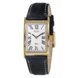 Boccia 3285-09 Titanuhr für Damen Gold / Schwarz Royce