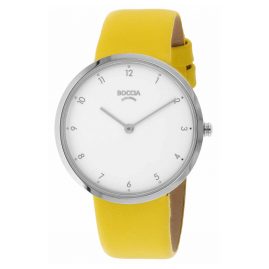 Boccia 3309-11 Women's Watch Titanium Yellow Leather Strap