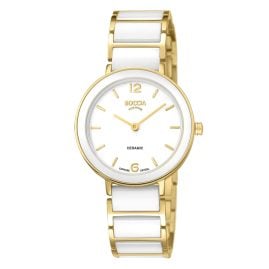 Boccia 3311-03 Women's Watch Titanium White/Gold Tone