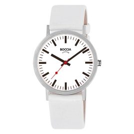 Boccia 3651-10 Armbanduhr Unisex Titan Weiß