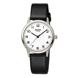 Boccia 3337-01 Ladies' Watch Titanium with Leather Strap
