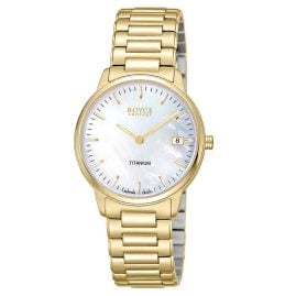 Boccia 3341-03 Women's Watch Titanium Gold Tone