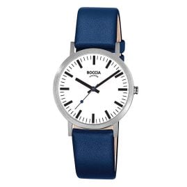 Boccia 3651-18 Unisex Watch Quartz Titanium/Dark Blue