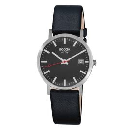 Boccia 3670-01 Unisex Armbanduhr Titan/Schwarz