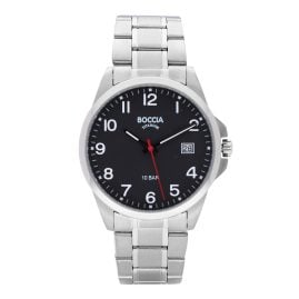 Boccia 3671-03 Herren-Armbanduhr Titan/Schwarz