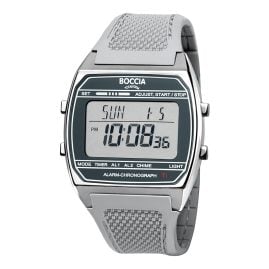 Boccia 3738-01 Digital Armbanduhr Titan Grau
