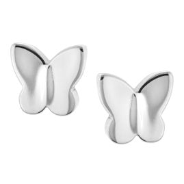 Boccia 05091-01 Kids' Stud Earrings Titanium Butterfly