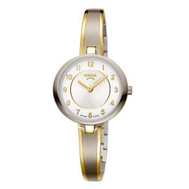 Boccia 3377-01 Damenuhr Quarz Titan Zweifarbig