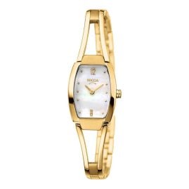 Boccia 3262-04 Damen-Quarzuhr Titan Goldfarben/Perlmutt