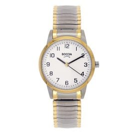 Boccia 3328-04 Damen-Armbanduhr Titan mit Zugband Bicolor