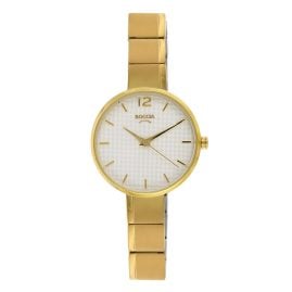 Boccia 3308-06 Ladies´ Watch Quartz Titanium Gold-Coloured
