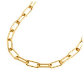Boccia 08059-02 Damenkette Titan goldplattiert