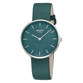 Boccia 3378-02 Ladies´ Wristwatch Quartz Titanium Dark Green