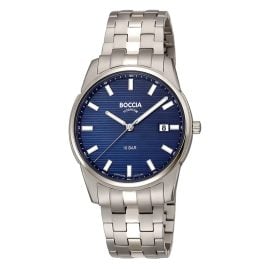 Boccia 3686-01 Herrenuhr Quarz Titan mit Saphirglas